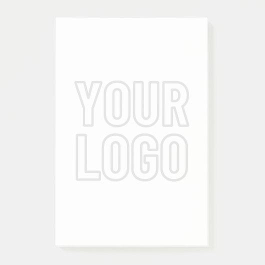 Automatisches Lighten des Logos für Hintergrund Post-it Klebezettel (Vorderseite)