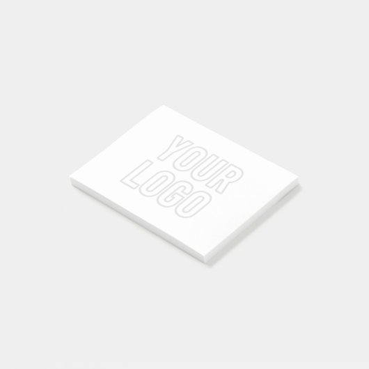 Automatisches Lighten des Logos für Hintergrund Post-it Klebezettel (angewinkelt)