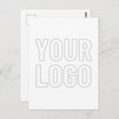 Automatisches Lighten des Logos für Hintergrund Postkarte (Vorne/Hinten)