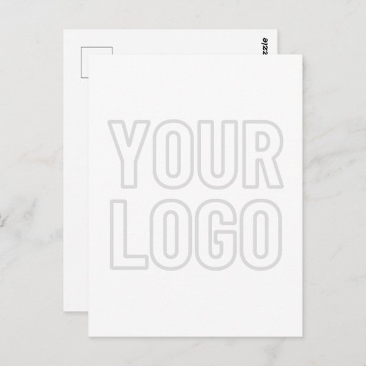 Automatisches Lighten des Logos für Hintergrund Postkarte (Vorne/Hinten)