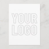 Automatisches Lighten des Logos für Hintergrund Postkarte (Vorderseite)