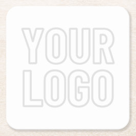 Automatisches Lighten des Logos für Hintergrund Rechteckiger Pappuntersetzer