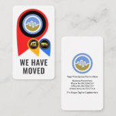 Automatisches Verschieben von Office-Symbolen für Visitenkarte (Vorne/Hinten)