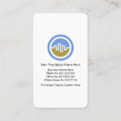 Automatisches Verschieben von Office-Symbolen für Visitenkarte (Rückseite)