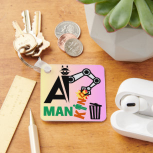 Automatisierung künstlicher Intelligenz Schlüsselanhänger