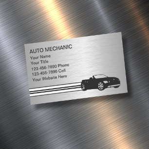 Automatisierung Mechaniker Visitenkarten Magnet