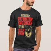 Automatisierungsingenieur für Hirschjagd T-Shirt (Vorderseite)