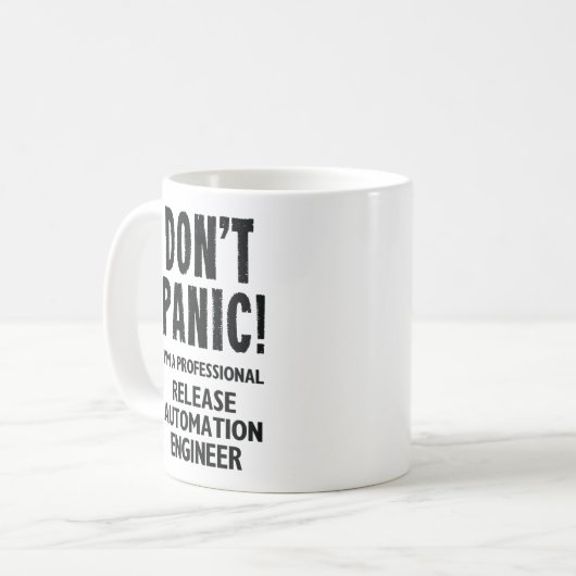 Automatisierungsingenieur Kaffeetasse (Vorderseite Links)