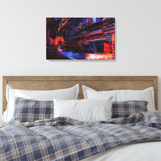 Automaton Canvas Print Leinwanddruck (Insitu (Schlafzimmer))