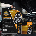 Automatrad-, Auto- und Reparaturwerbewerbung Flyer<br><div class="desc">Autorad,  Auto Mechanik & Reparatur Werbemittel Flyer durch den Business Card Store.</div>