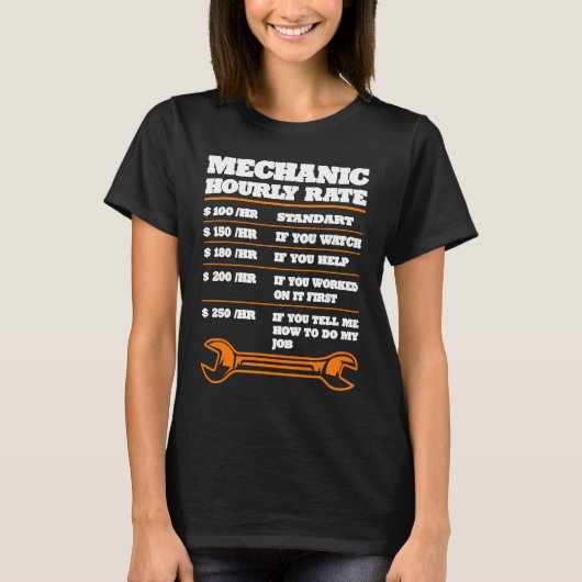 Automechaniker-Berufswerkzeug T-Shirt (Vorderseite)