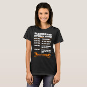 Automechaniker-Berufswerkzeug T-Shirt (Vorne ganz)