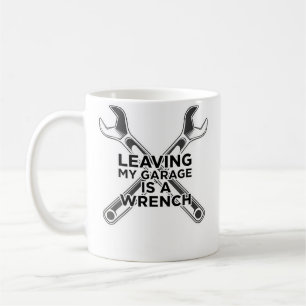 Automechaniker Boot Motorrad Kaffeetasse