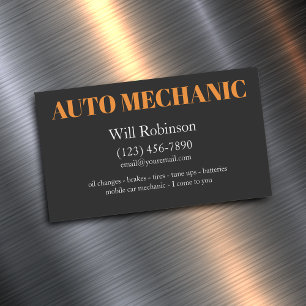 Automechaniker Magnetische Visitenkarte