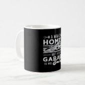 Automechaniker Motor Funny Gift Idee Kaffeetasse (Vorderseite Links)
