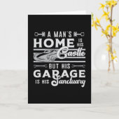 Automechaniker Motor Funny Gift Idee Karte (Gelbe Blume)