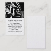 Automechaniker-Reparaturautomobil Visitenkarte (Vorne/Hinten)