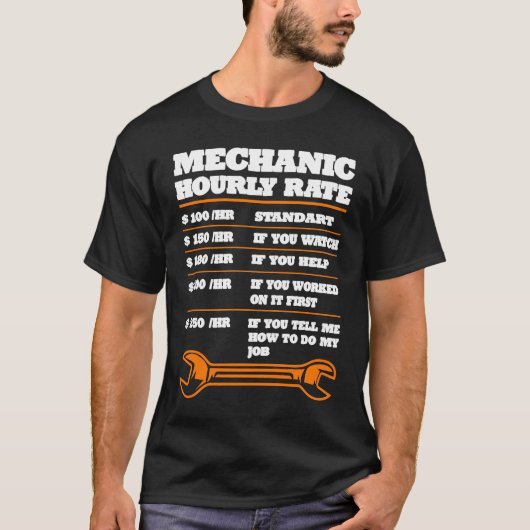Automechaniker T-Shirt (Vorderseite)