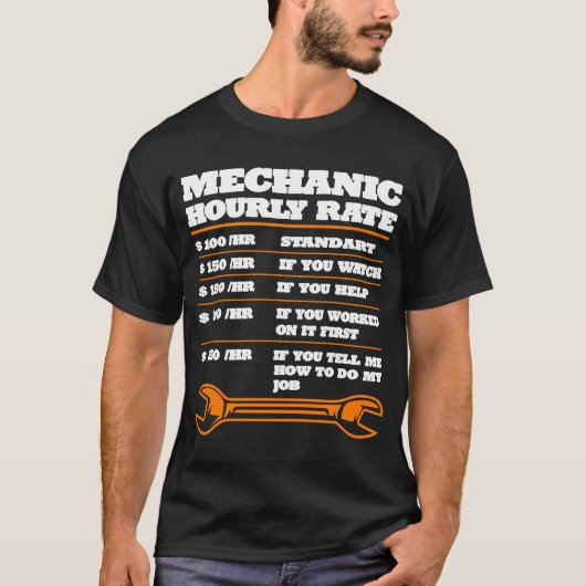 Automechaniker T-Shirt (Vorderseite)