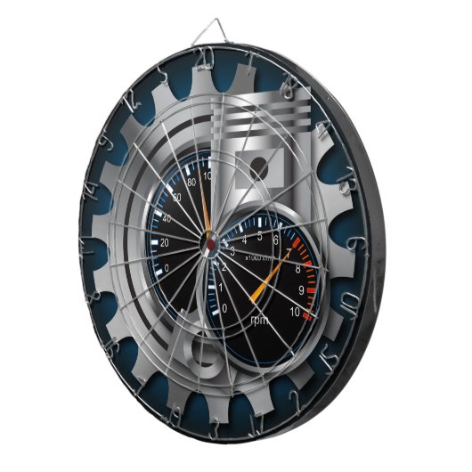 Automobil1 Dartscheibe (Vorderseite rechts)