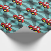 Automobil-Abbildung Geschenkpapier (Ecke)