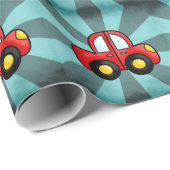 Automobil-Abbildung Geschenkpapier (Rolleneckpunkt)