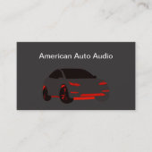 Automobil-Audio-Business-Karte Visitenkarte (Vorderseite)