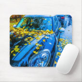Automobil, Auto - Saison gefallener Blätter Mousepad (Mit Mouse)