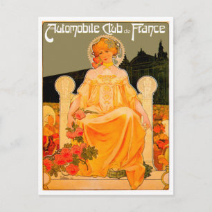 Automobil / Autoclub ~ Vintage Auto-Werbung Postkarte