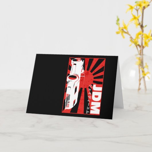 Automobil-Automobil aus Japan Karte (Gelbe Blume)