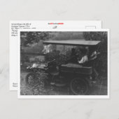 Automobil in den Hügeln von Südvermont Postkarte (Vorne/Hinten)