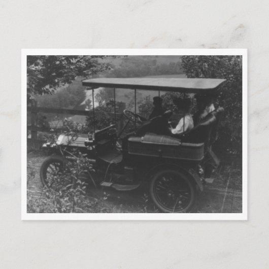 Automobil in den Hügeln von Südvermont Postkarte (Vorderseite)