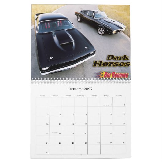 Automobil Kalender (Jan 2027)