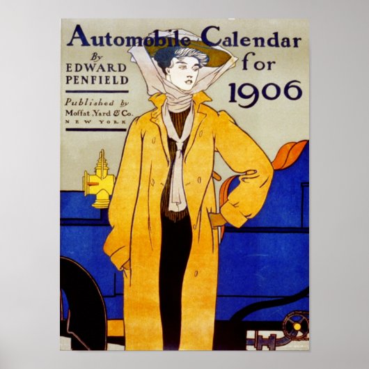 Automobil-Kalender 1906 Poster (Vorne)