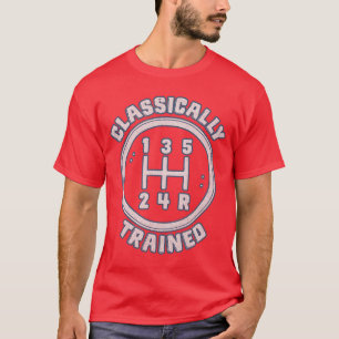 Automobil Klassisch ausgebildeter manueller Gangsc T-Shirt