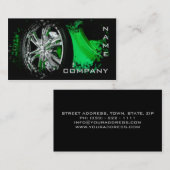 Automobil-/Laufen/Auto-grüner Sport-schnelle Visitenkarte (Vorne/Hinten)