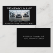 Automobil-/Mechaniker-schwarze Garage fasten Visitenkarte (Vorne/Hinten)