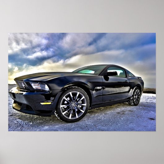 Automobil Muscle Car Mustang Poster (Vorne)