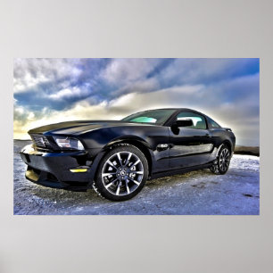 Automobil-Muskel-Auto-Mustang Poster