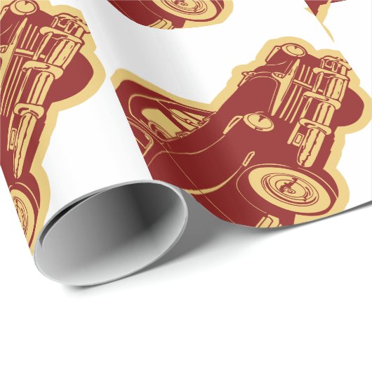 Automobil-Muster-Packpapier Geschenkpapier (Rolleneckpunkt)