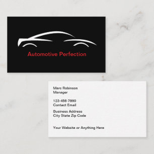 Automobil-Reparatur für coole Autos Visitenkarte