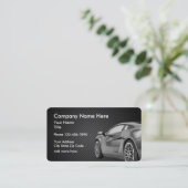 Automobil-Theme-Design Visitenkarte (Stehend Vorderseite)