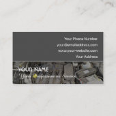 Automobil-Tuningexperten und Rennprofis Visitenkarte (Rückseite)