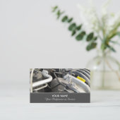 Automobil-Tuningexperten und Rennprofis Visitenkarte (Stehend Vorderseite)