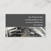 Automobil-Tuningexperten und Rennprofis Visitenkarte (Rückseite)