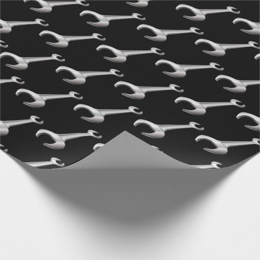 Automobil- und Motorradwerkstatt Spanners Print Geschenkpapier (Ecke)