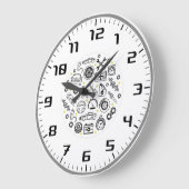 Automobil und Verkehr | BERUFLICH Große Wanduhr (Winkel)