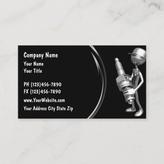 Automobil-Visitenkarte Visitenkarte (Vorderseite)