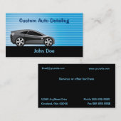 Automobil-Visitenkarte Visitenkarte (Vorne/Hinten)