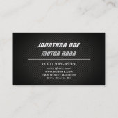 Automobil-Visitenkarte Visitenkarte (Rückseite)